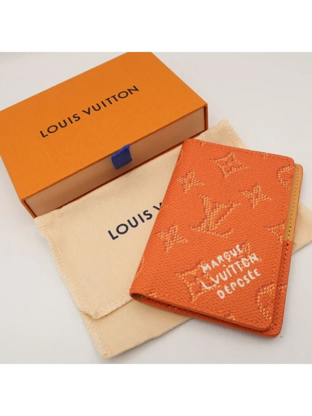 Louis Vuitton Ten Card Slot Organizer de Poche Caramel Monogram